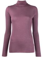 Roberto Collina Roll Neck Sweater - Purple