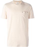 Maison Margiela Zip Chest Pocket T-shirt, Men's, Size: 46, Nude/neutrals, Cotton