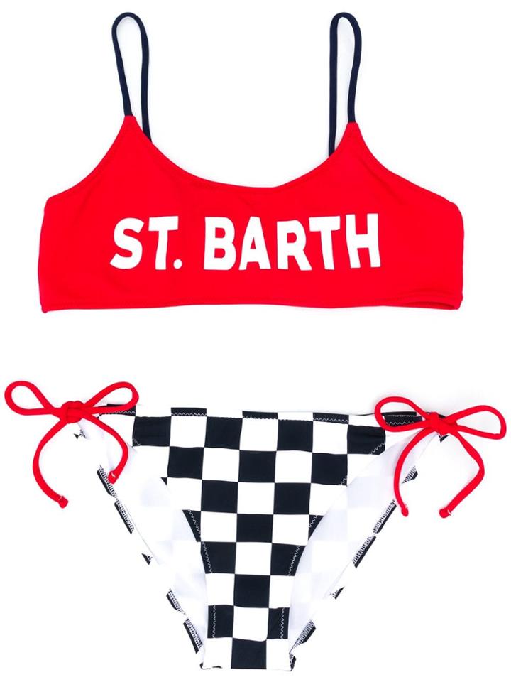 Mc2 Saint Barth Kids Jaiden Bikini Set - Red