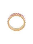 Ca & Lou Crystal Embellished Ring, Women's, Size: Medium, Pink/purple