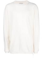 Laneus Long Sleeved Sweater - White