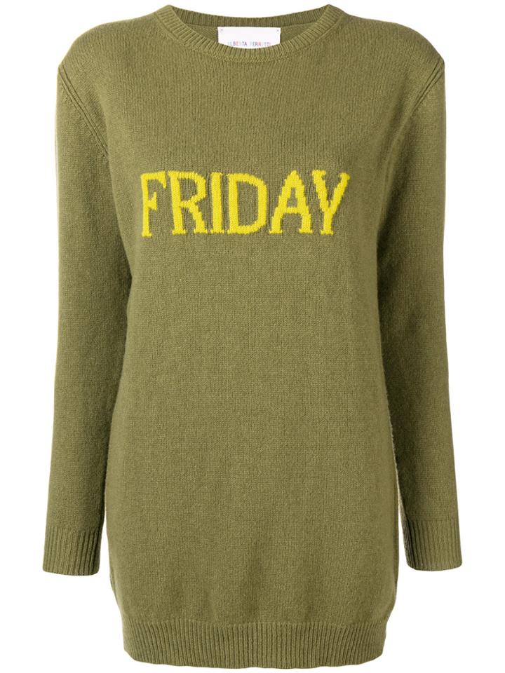 Alberta Ferretti Friday Jumper - Green