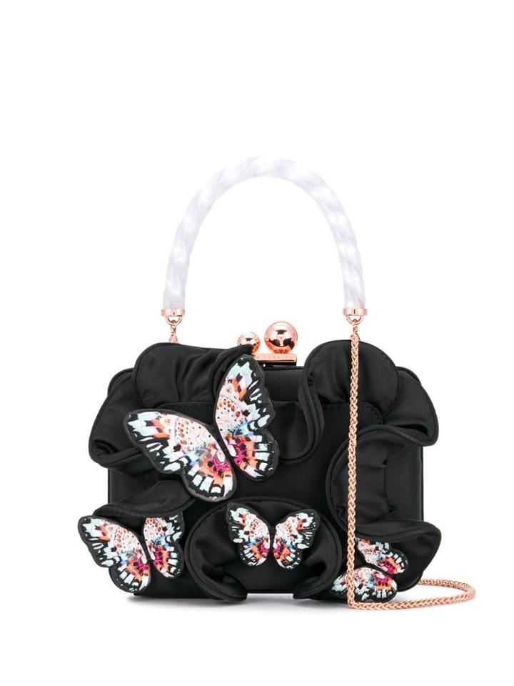 Sophia Webster Butterfly Clutch Bag - Black