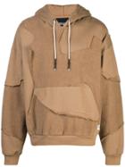 Mostly Heard Rarely Seen Cut Me Up Hoodie - Brown
