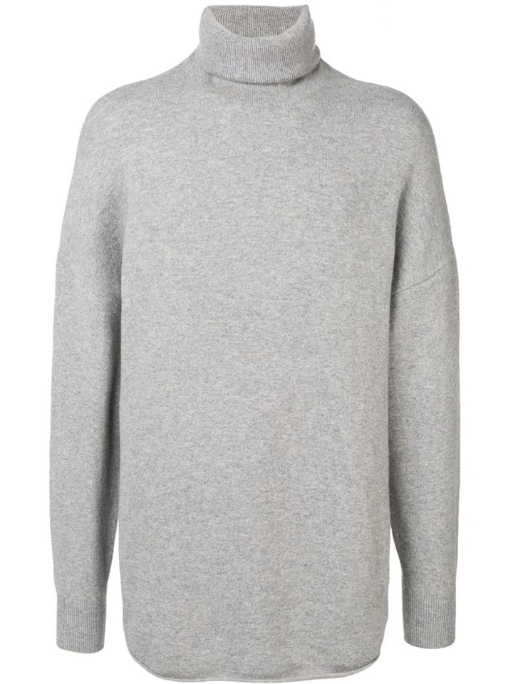 Extreme Cashmere Roll Neck Jumper - Grey