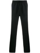 Versace Stretch Straight Leg Trousers - Black