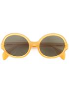 Oscar De La Renta Regina Sunglasses - Yellow