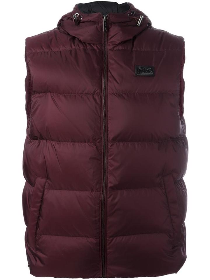 Michael Kors Padded Gilet, Men's, Size: Xxl, Pink/purple, Nylon/feather Down