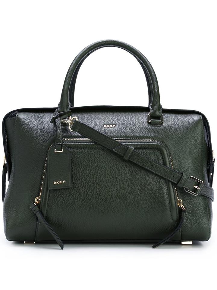 Dkny Zip Pocket Tote, Women's, Green
