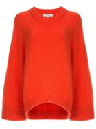 Tibi Round Neck Sweater - Red