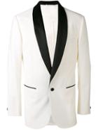 Versace Tuxedo Jacket, Men's, Size: 52, White, Silk/cotton/cupro/virgin Wool