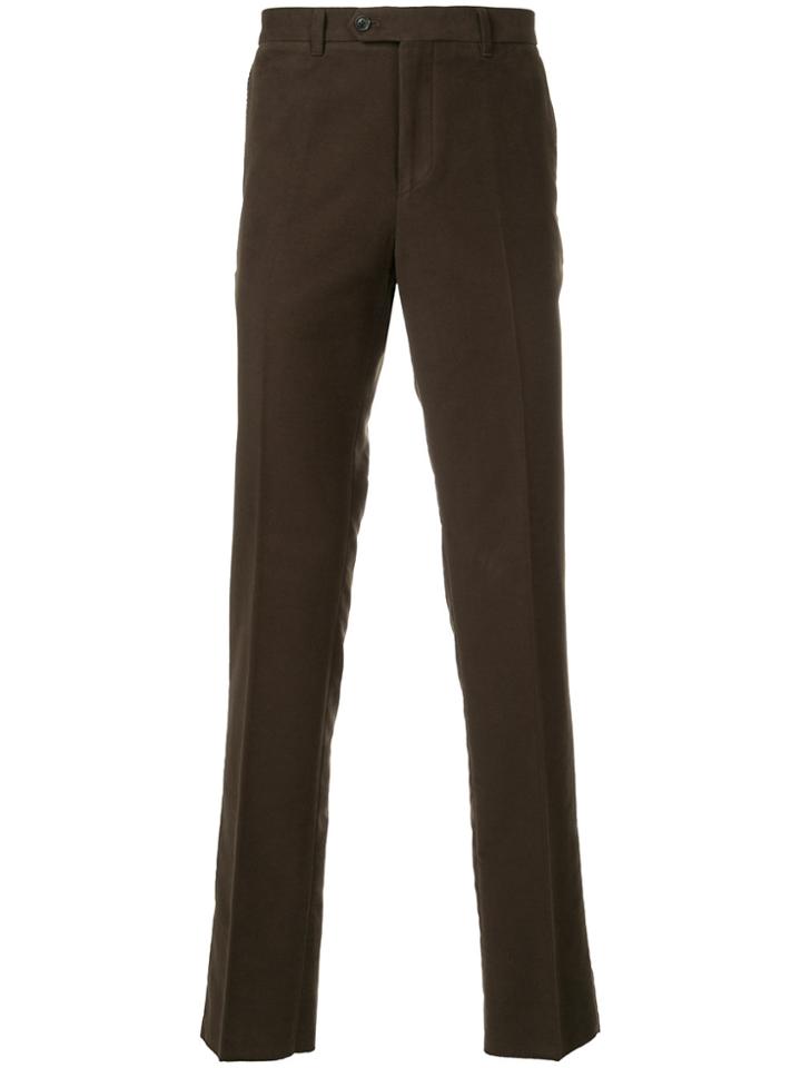 Gieves & Hawkes Casual Chino Trousers - Green
