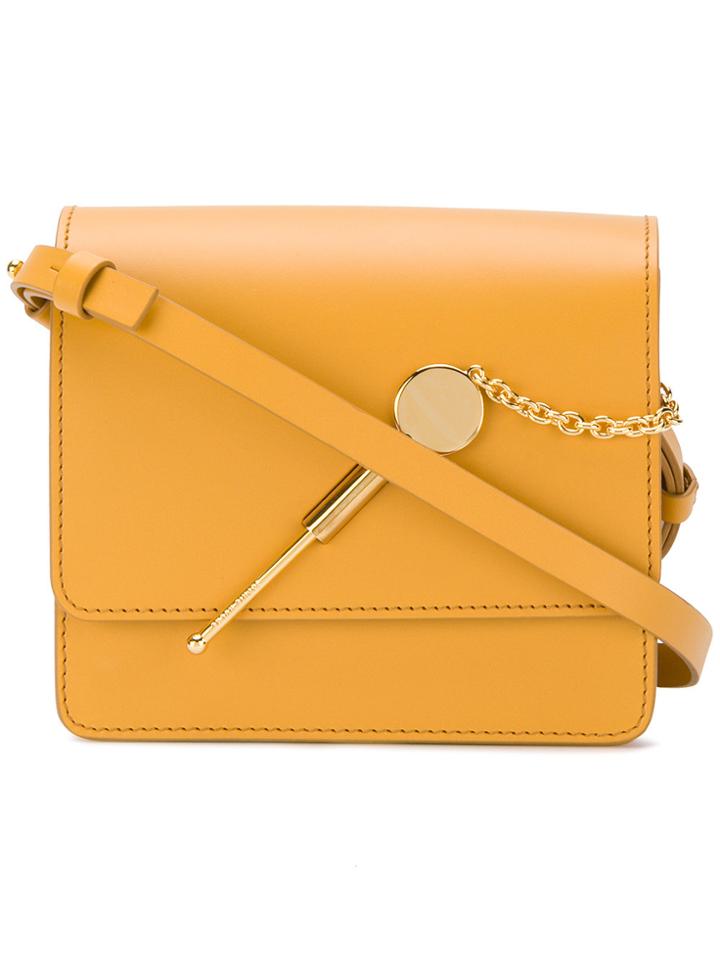 Sophie Hulme Cocktail Stirrer Shoulder Bag - Yellow & Orange