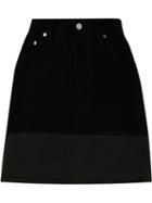 Helmut Lang Two Tone Skirt - Black