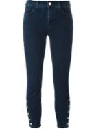 J Brand 'suvi' Cropped Jeans, Women's, Size: 32, Blue, Cotton/polyester/spandex/elastane