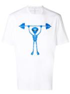 Blackbarrett Weightlifting Alien T-shirt - White