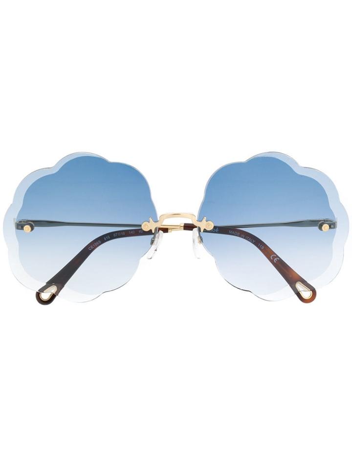 Chloé Eyewear Rosie Sunglasses - Gold