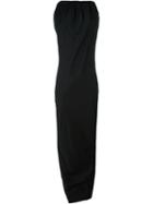 Rick Owens Draped Evening Dress, Women's, Size: 42, Black, Spandex/elastane/viscose