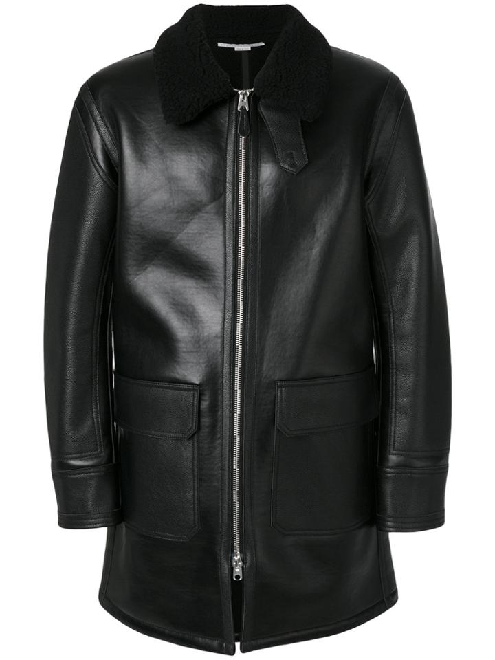 Stella Mccartney Owen Flight Coat - Black