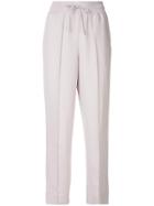 Anteprima Side Stripe Wide Leg Trousers - Grey