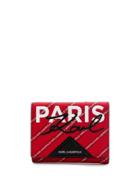 Karl Lagerfeld Paris Logo Wallet - Red