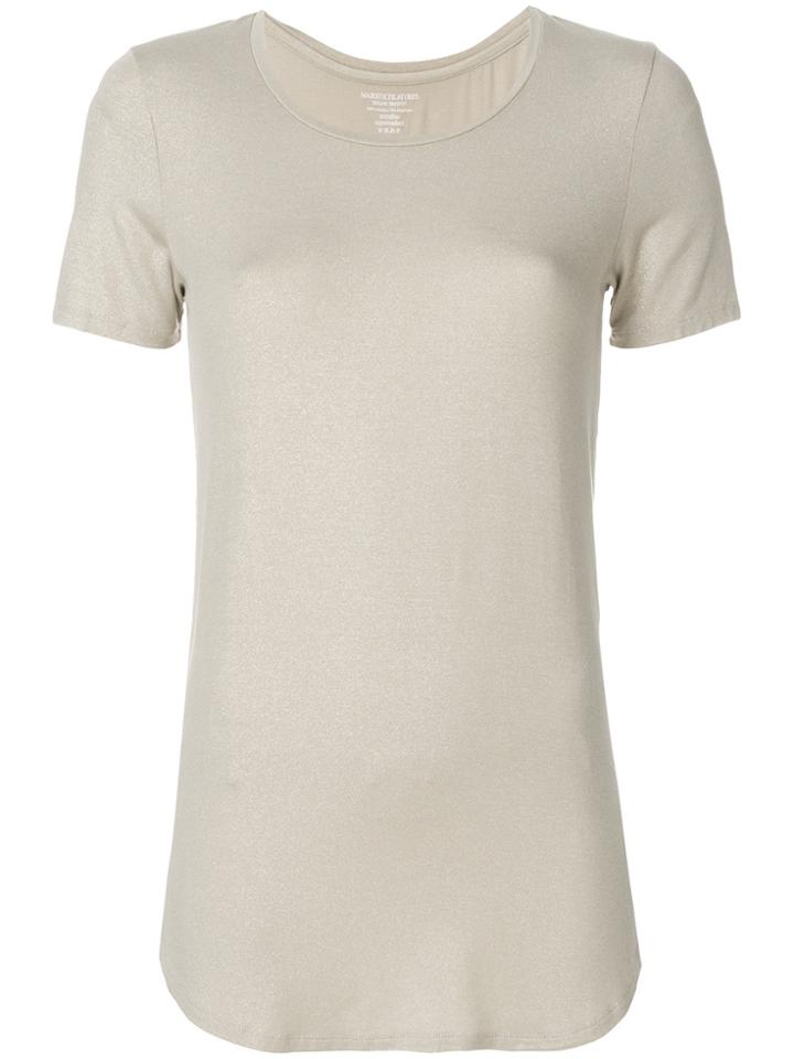 Majestic Filatures Slim Fit T-shirt - Metallic