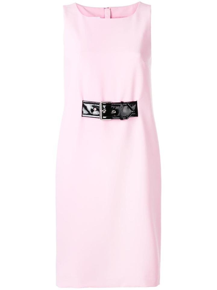 Moschino Midi Sheath Dress - Pink & Purple