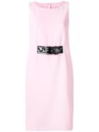 Moschino Midi Sheath Dress - Pink & Purple