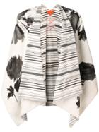Stefano Mortari Floral Print Cape - Neutrals
