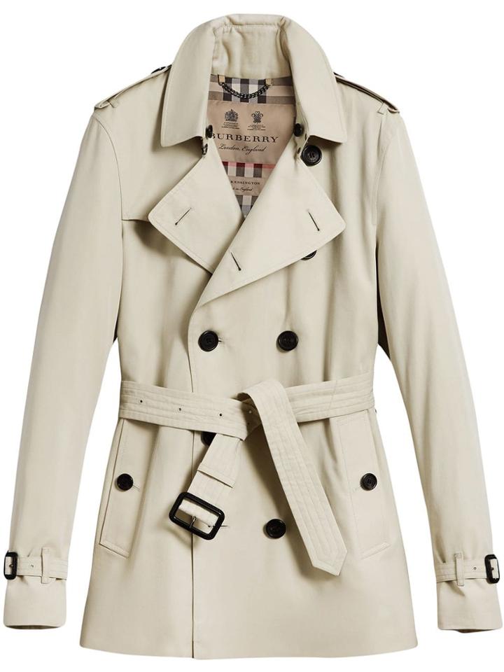 Burberry The Kensington Short Trench Coat - Neutrals
