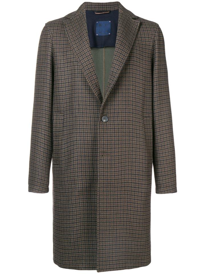 Altea Classic Single-breasted Coat - Green