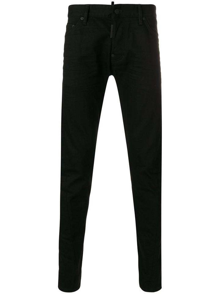Dsquared2 - Sexy Twist Jeans - Men - Cotton/polyester/spandex/elastane - 52, Black, Cotton/polyester/spandex/elastane