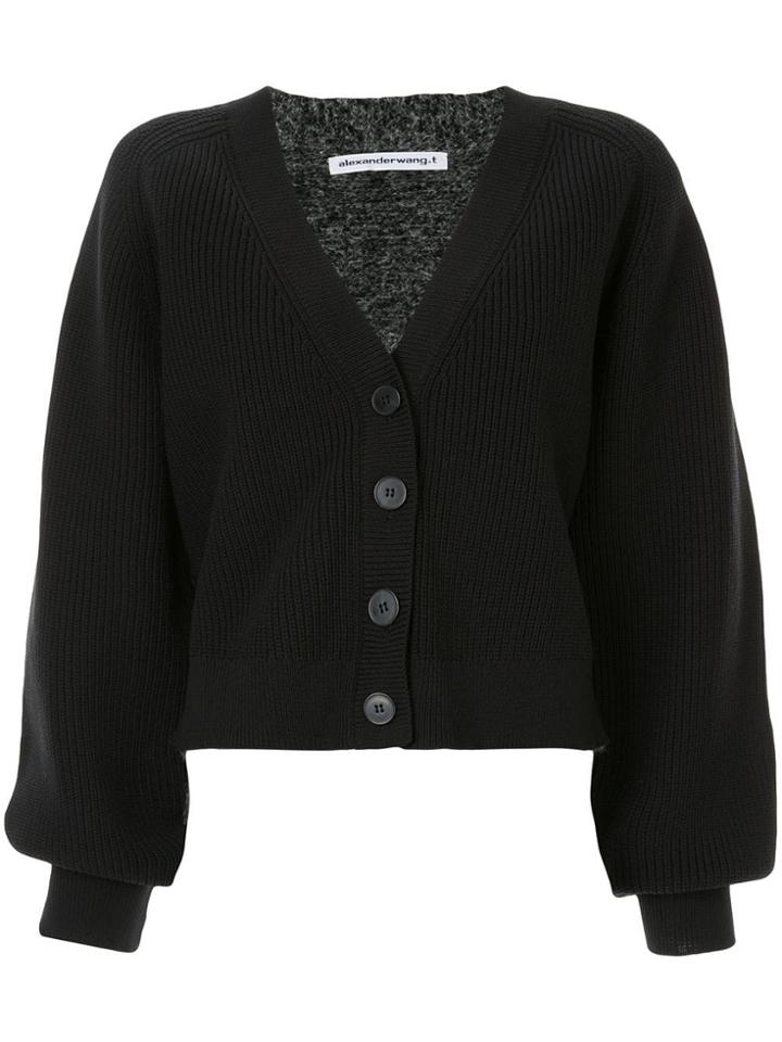 Alexander Wang Disrupted Button Cardigan - Black