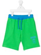 Moschino Kids Drawstring Shorts, Toddler Boy's, Size: 4 Yrs, Green