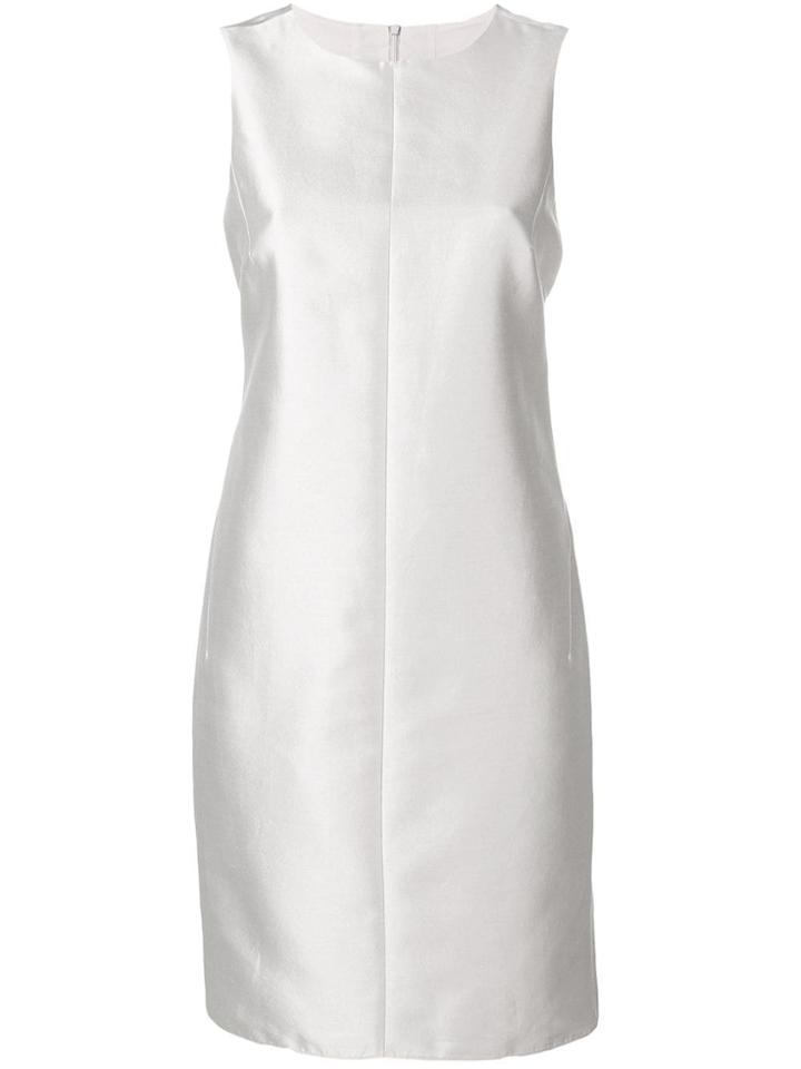 Emporio Armani Metallic Pencil Dress - Grey