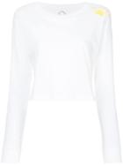 The Upside Cropped Longsleeved T-shirt - White
