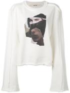 Damir Doma Printed Sweatshirt, Women's, Size: Small, Pink/purple, Cotton