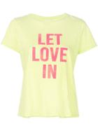 Cinq A Sept Let Love In T-shirt - Green
