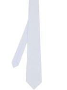 Burberry Classic Cut Geometric Print Cotton Tie - Blue