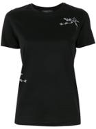 Shanghai Tang Bird Embroidered T-shirt - Black