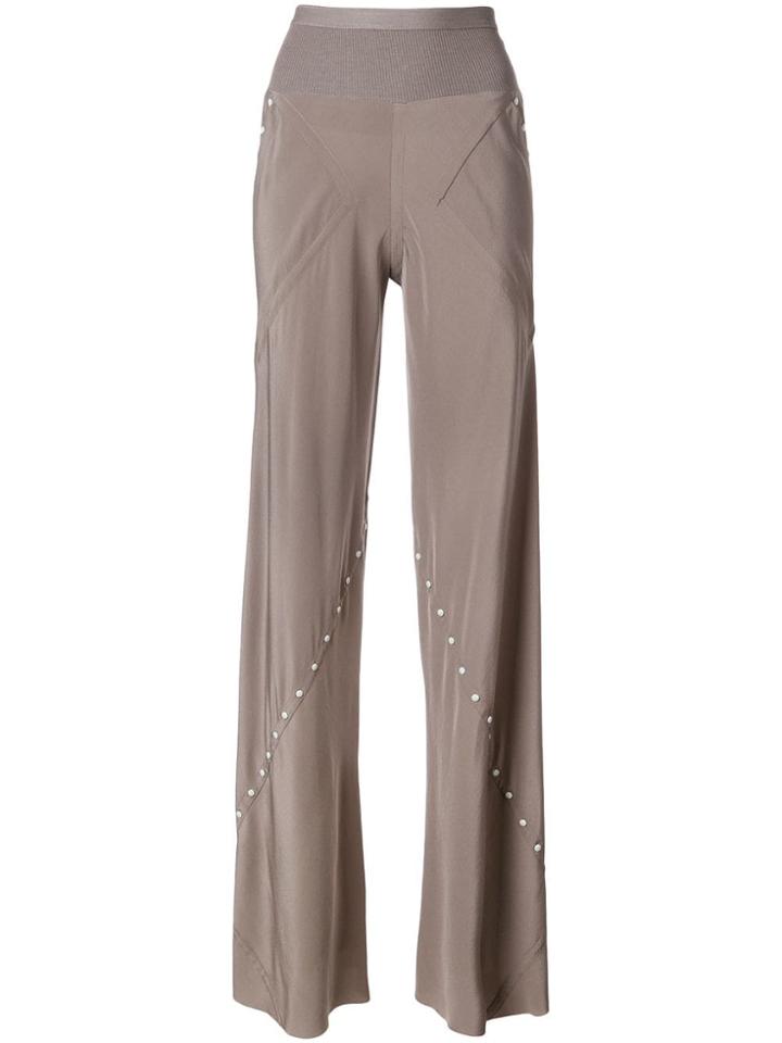 Rick Owens Flared Style Trousers - Grey