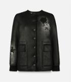 Christopher Kane Shearling Patch Pocket Jacket