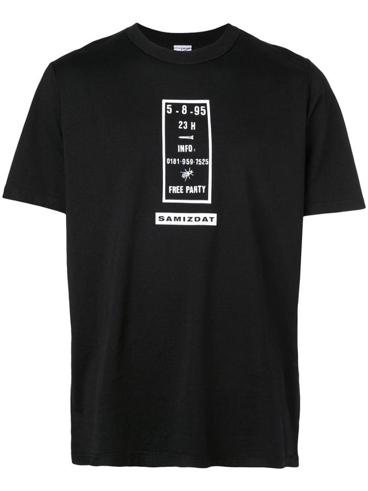 Yang Li Flyer Printed T-shirt - Black