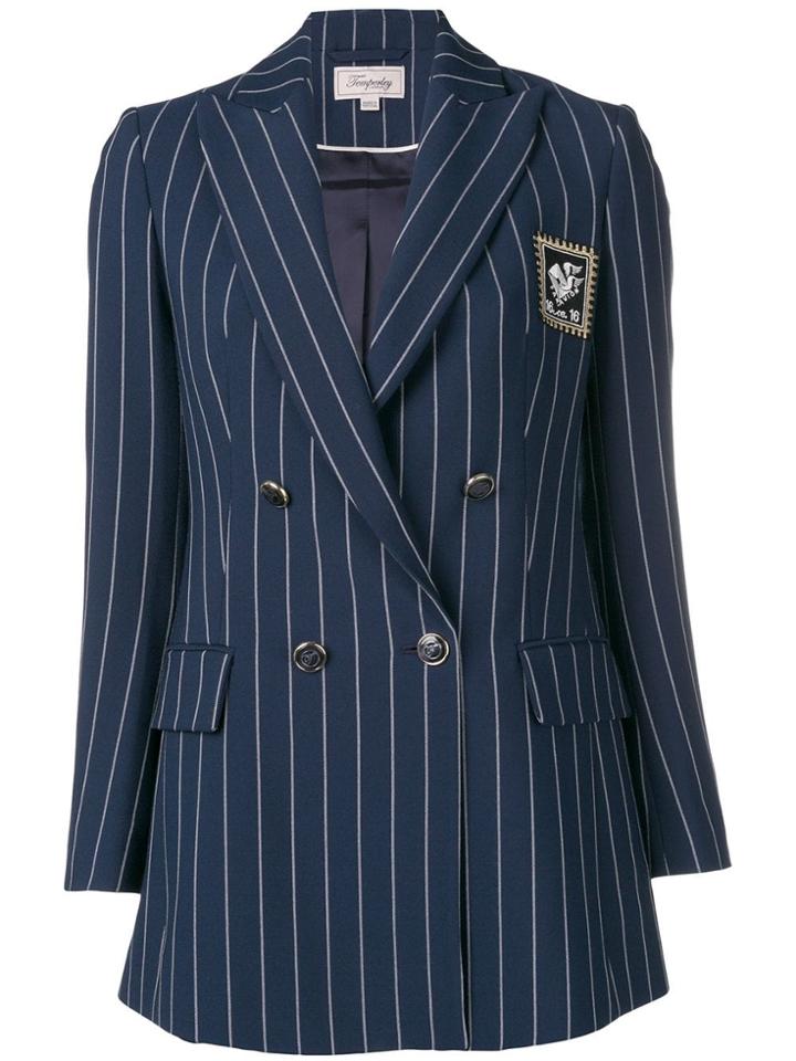 Temperley London Francesca Tailored Jacket - Blue