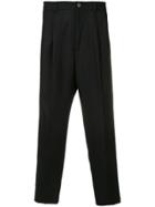Ader Error Cropped Trousers - Black