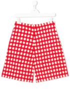 Marni Kids Teen Printed Shorts - Red
