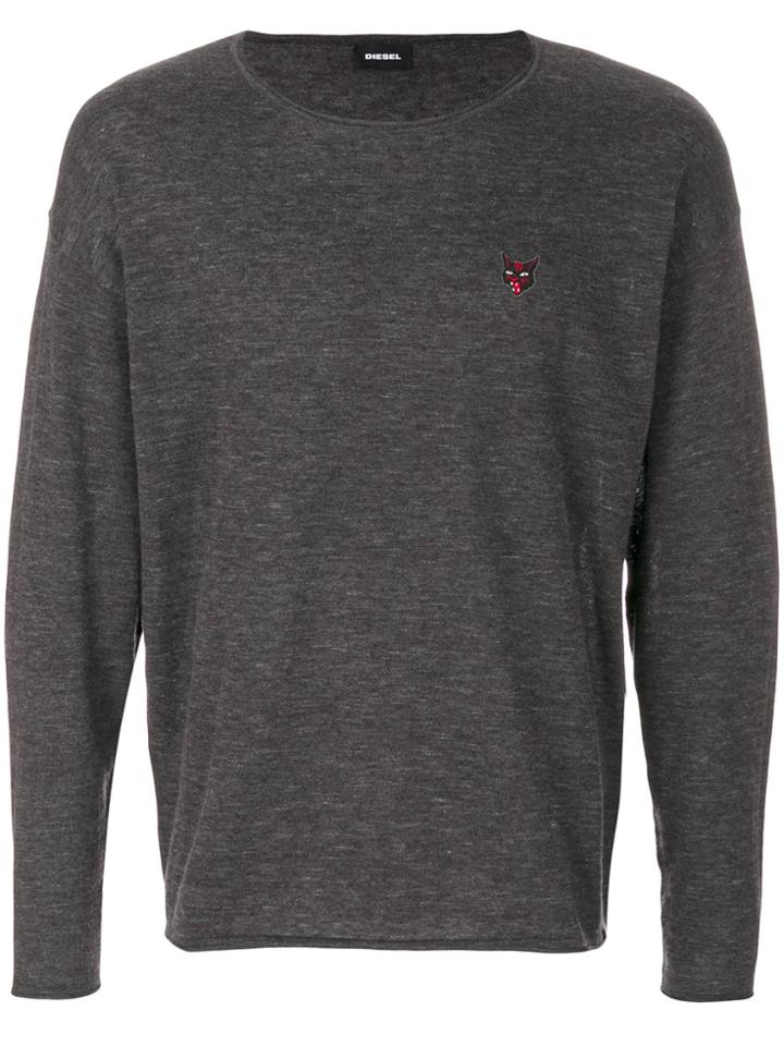Diesel Plain Sweatshirt - Grey