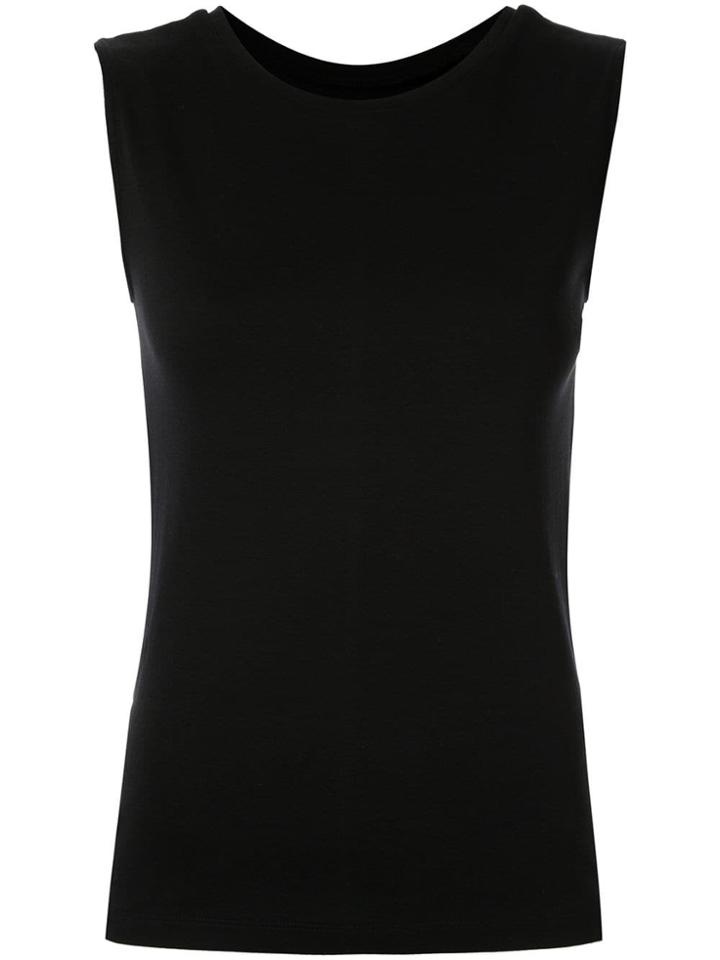 Le Ciel Bleu Slim-fit Tank Top - Black