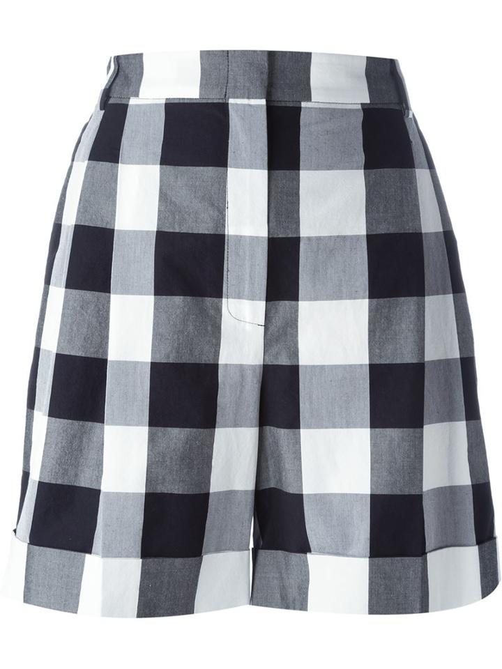 L'autre Chose Oversized Gingham Shorts
