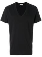 Closed V-neck T-shirt - Black